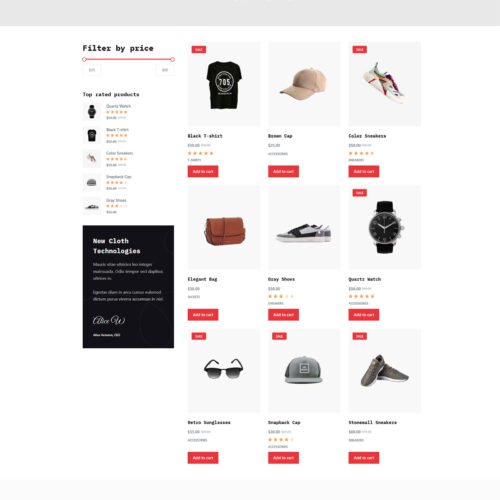ITM-001-07 user-friendly product catalog from turnkey WordPress shop