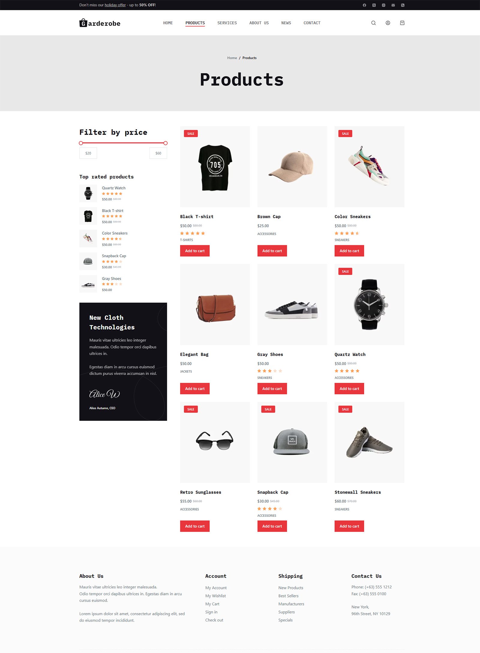ITM-001-07 user-friendly product catalog from turnkey WordPress shop