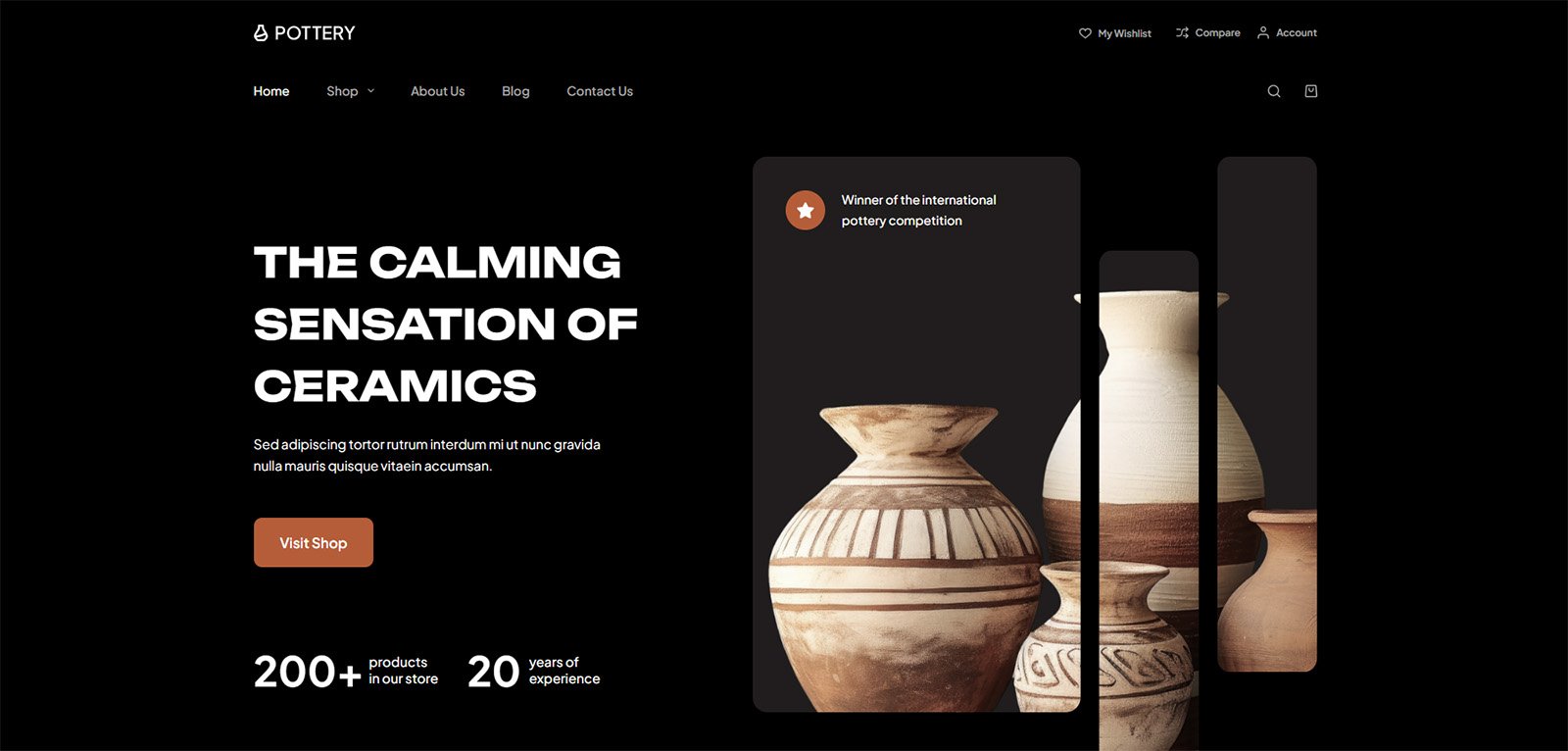 ITM-003-01 User-friendly homepage template for selling products online with prebuilt sections and creative web design on WordPress