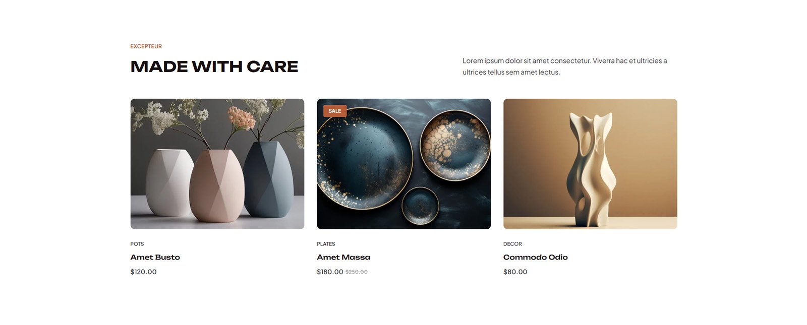 ITM-003-04 Category overview for WordPress business website featuring creative design and fast-loading templates