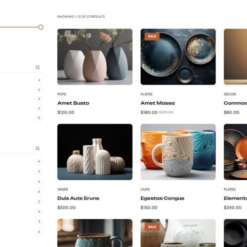 ITM-003-05 Product catalog page designed for a WordPress e-commerce site featuring mobile responsive and SEO optimized layout