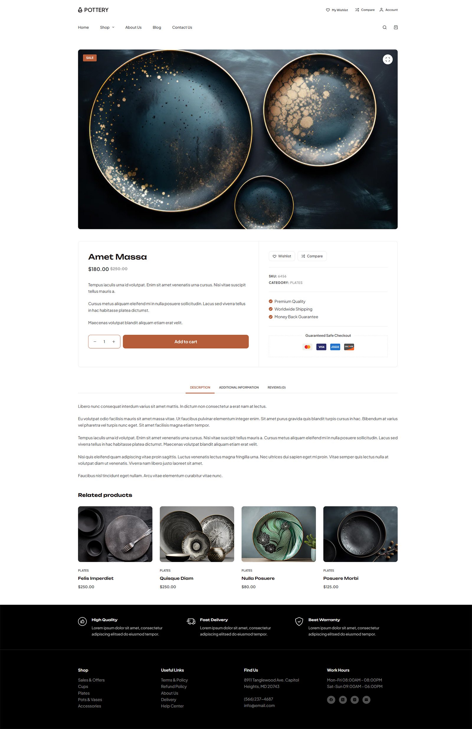 ITM-003-07 Product page showcasing clean layout and modern visuals for a ready-to-sell WordPress shop