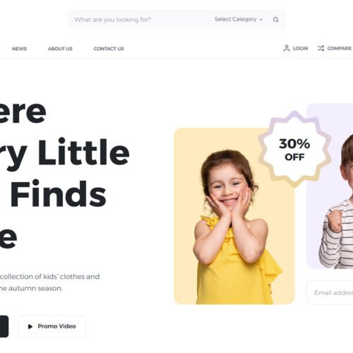 ITM-005-01 Full-width banner image for discounts and promotions — WooCommerce template optimized for conversion and growth