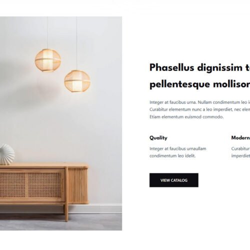 ITM-007-03 Visual block highlighting seasonal decor — WooCommerce store template with clean product presentation