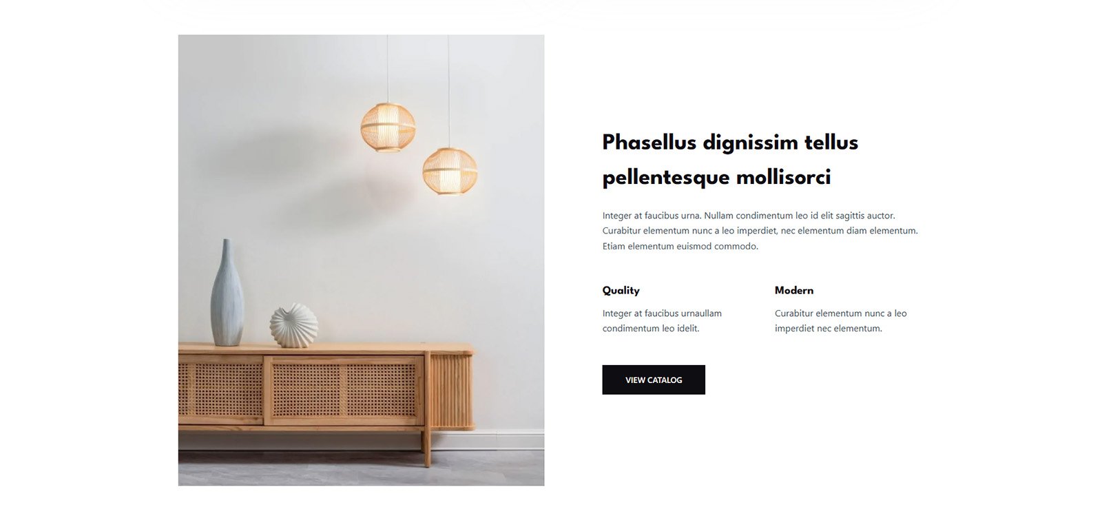 ITM-007-03 Visual block highlighting seasonal decor — WooCommerce store template with clean product presentation