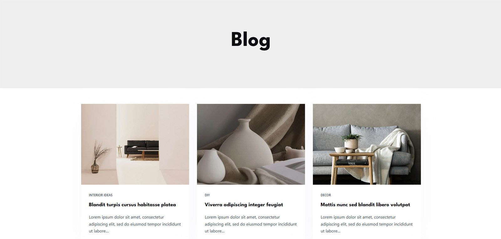 ITM-007-06 Grid of curated items in soft color palette — prebuilt WordPress storefront for artisan goods