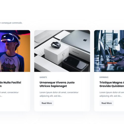 ITM-009-05 Storefront layout for electronics and smart devices — modern web design ready to launch fast