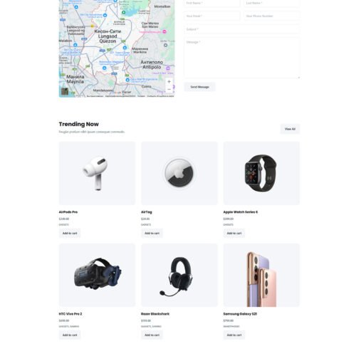 ITM-009-07 Fully responsive mobile view — beginner-friendly tech store template on WordPress