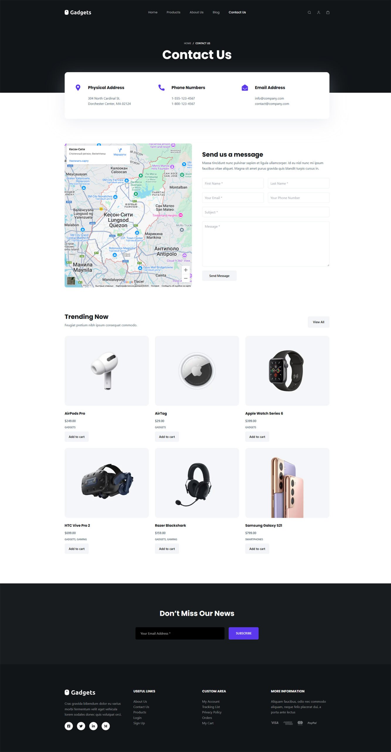 ITM-009-07 Fully responsive mobile view — beginner-friendly tech store template on WordPress