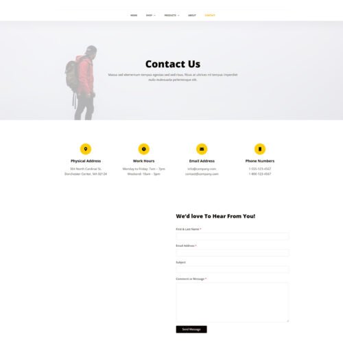 ITM-010-06 Full-width section showcasing store benefits — user-friendly interface for fast website launch