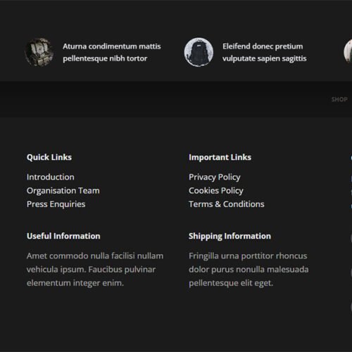 ITM-010-07 Modern content block with product highlights — professional storefront tailored for fashion and lifestyle brands