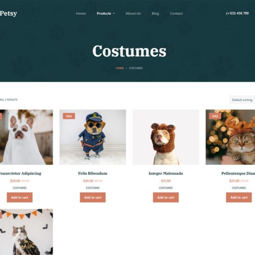 ITM-014-02 product category grid with intuitive navigation in ready-made WooCommerce theme