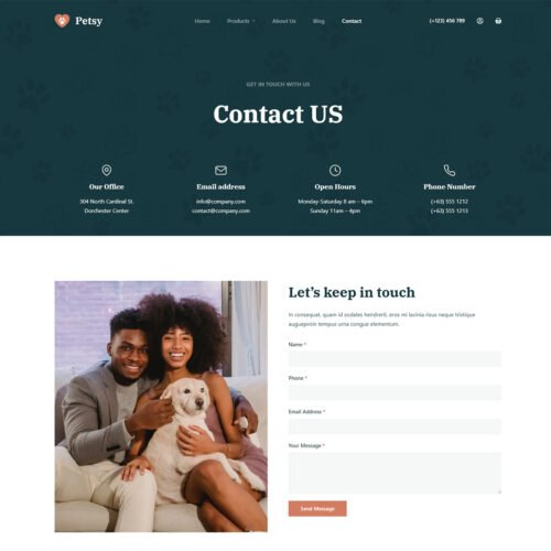 ITM-014-04 contact page with clean design and customer-friendly layout on WooCommerce website