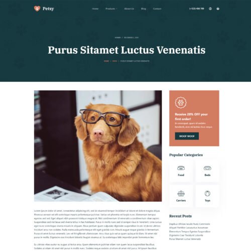 ITM-014-07 individual blog post layout in Petsy template — optimized for readability and SEO