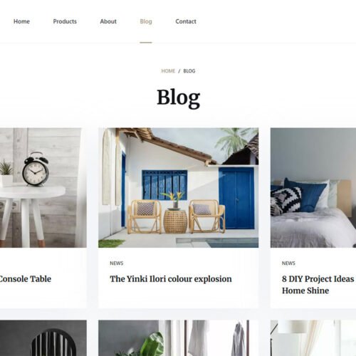 ITM-015-04 Blog layout designed for SEO and storytelling in minimalist WordPress site