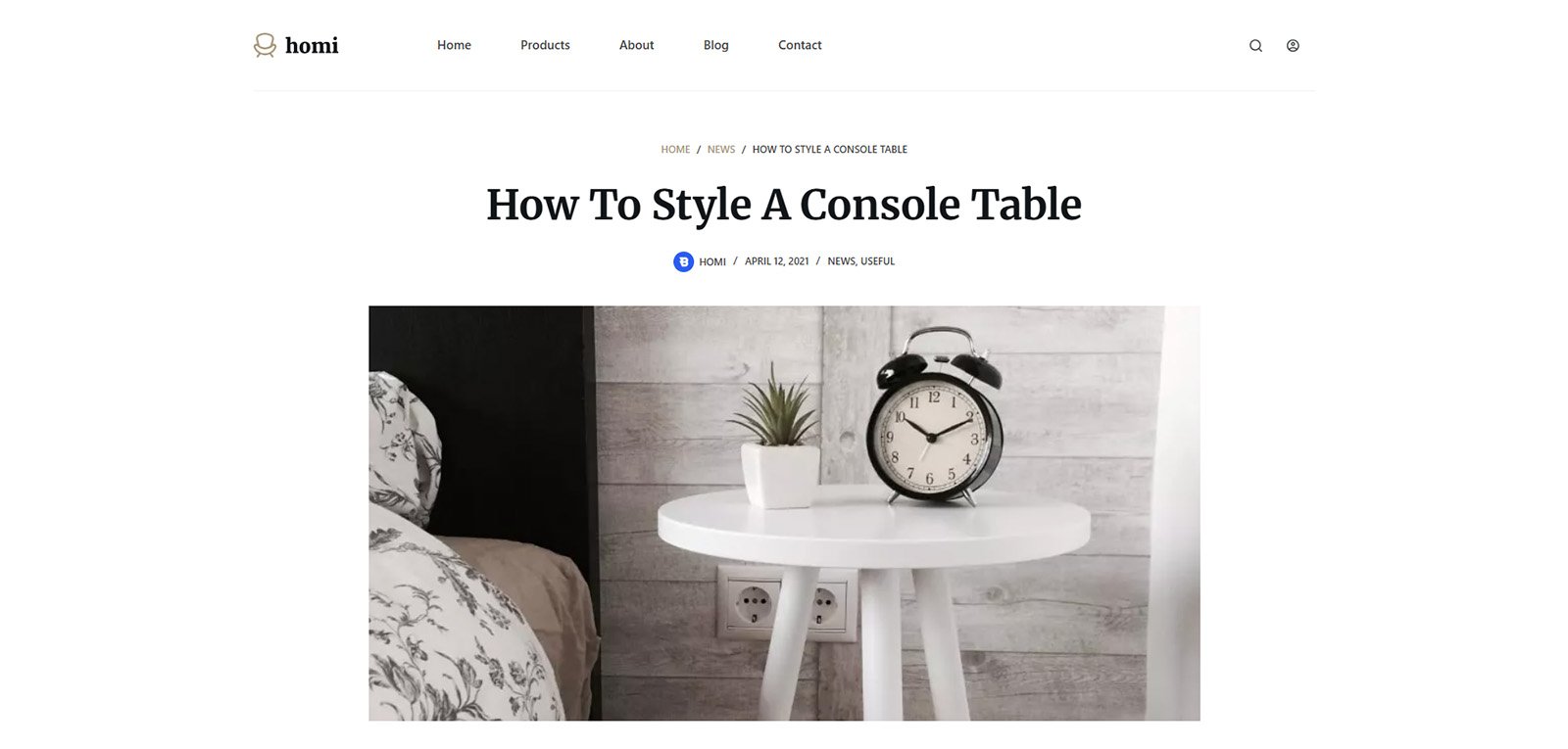 ITM-015-05 Individual blog post showcasing lifestyle updates in SEO optimized shop template